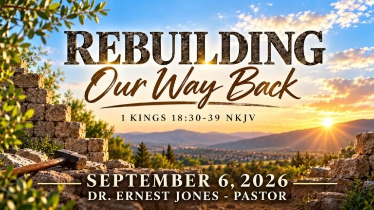 Rebuilding Our Way Back